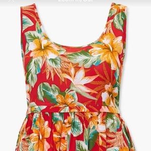 Women’s FOREVER 21 plus tropical dress